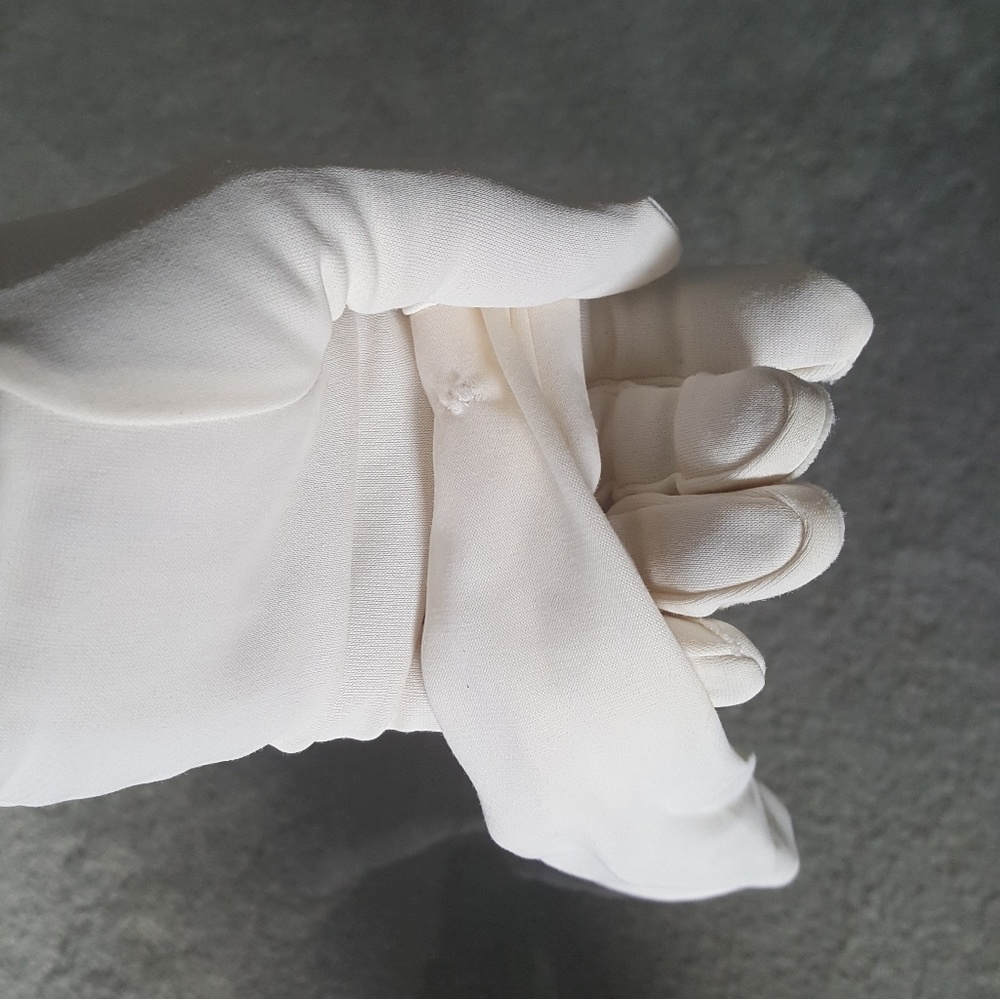 Vintage 60's elegant formal long wedding gloves